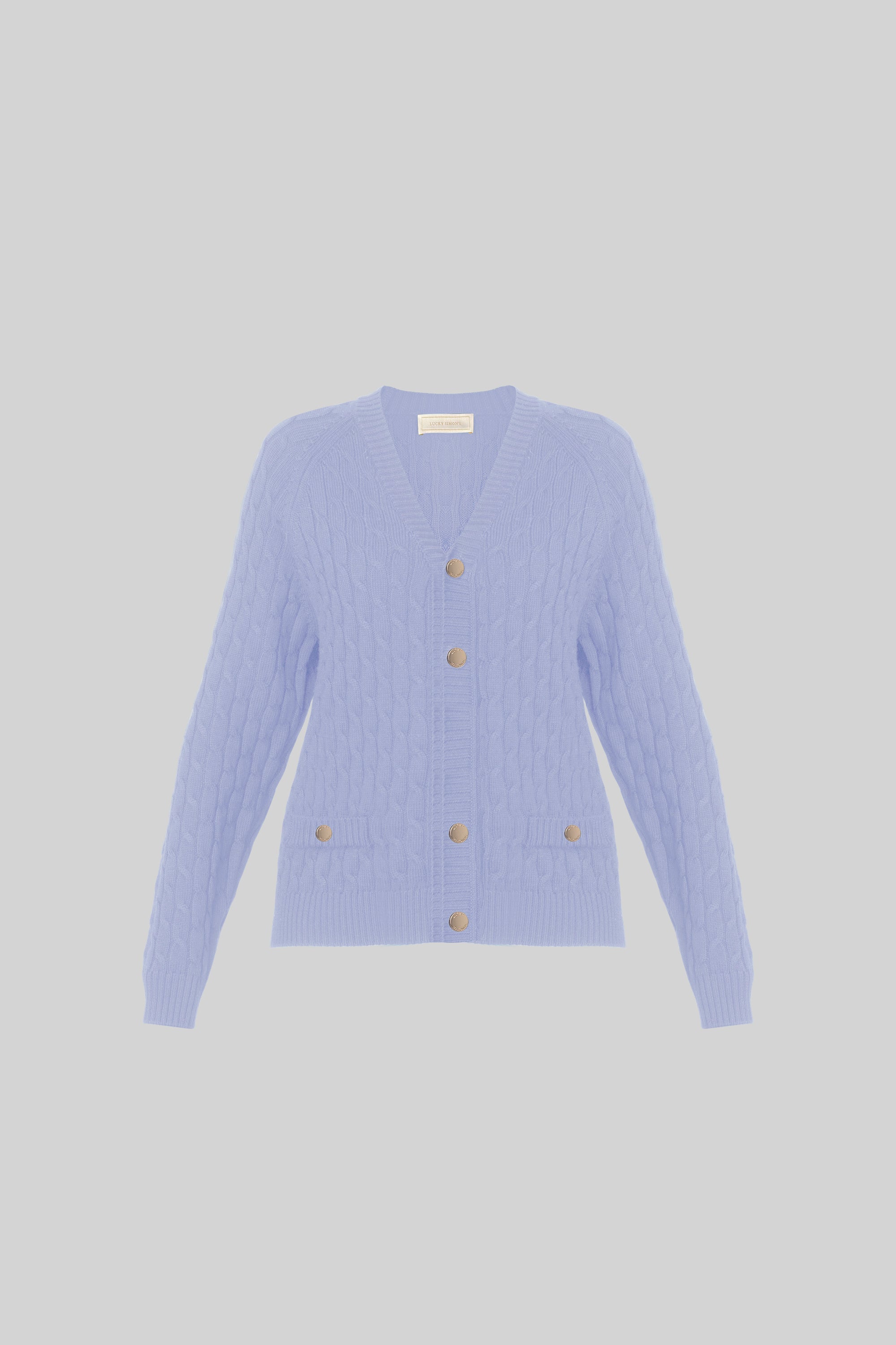 MERINO WOOL CABLE CARDIGAN
