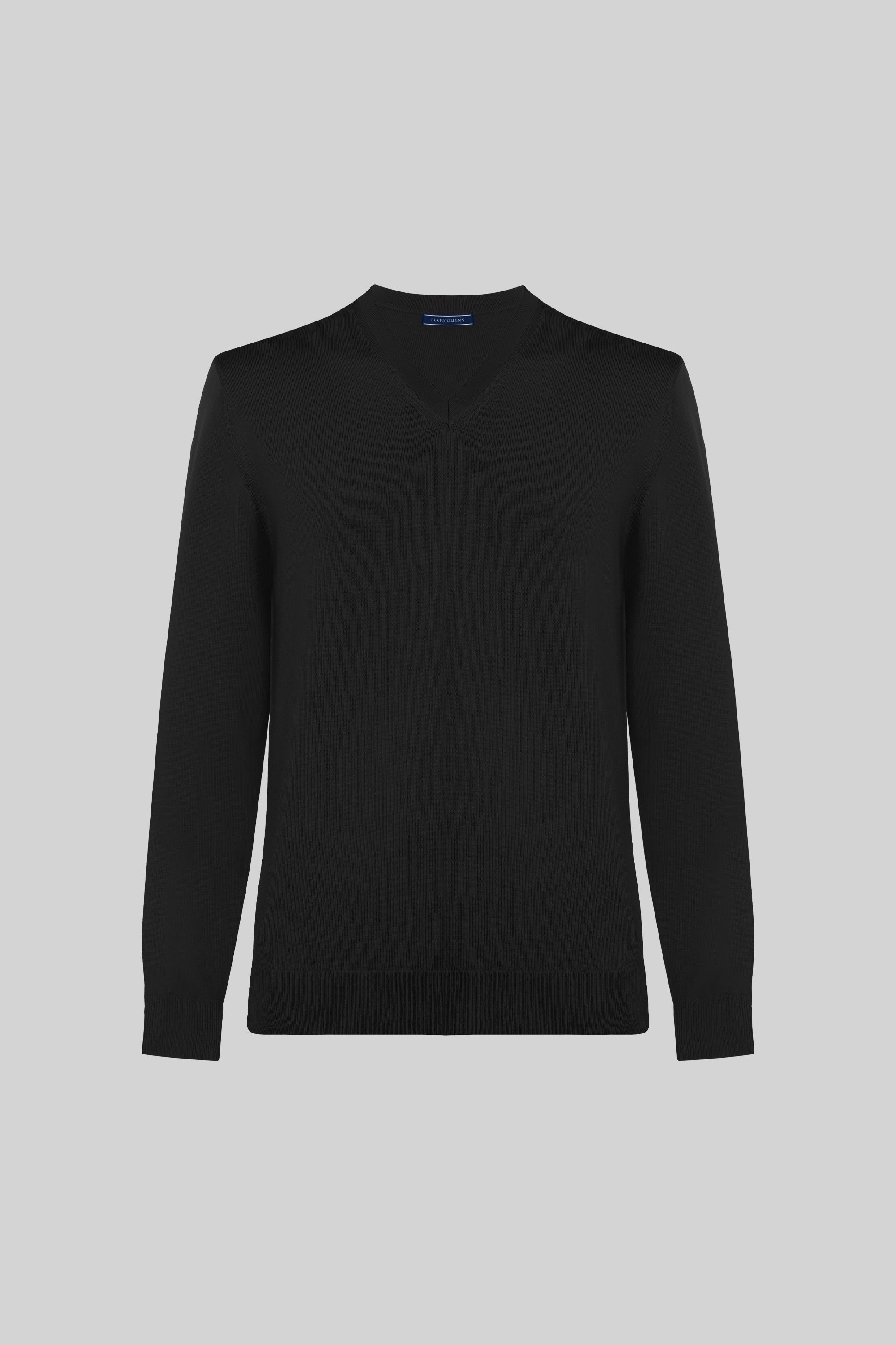 Merino Wool V Neck