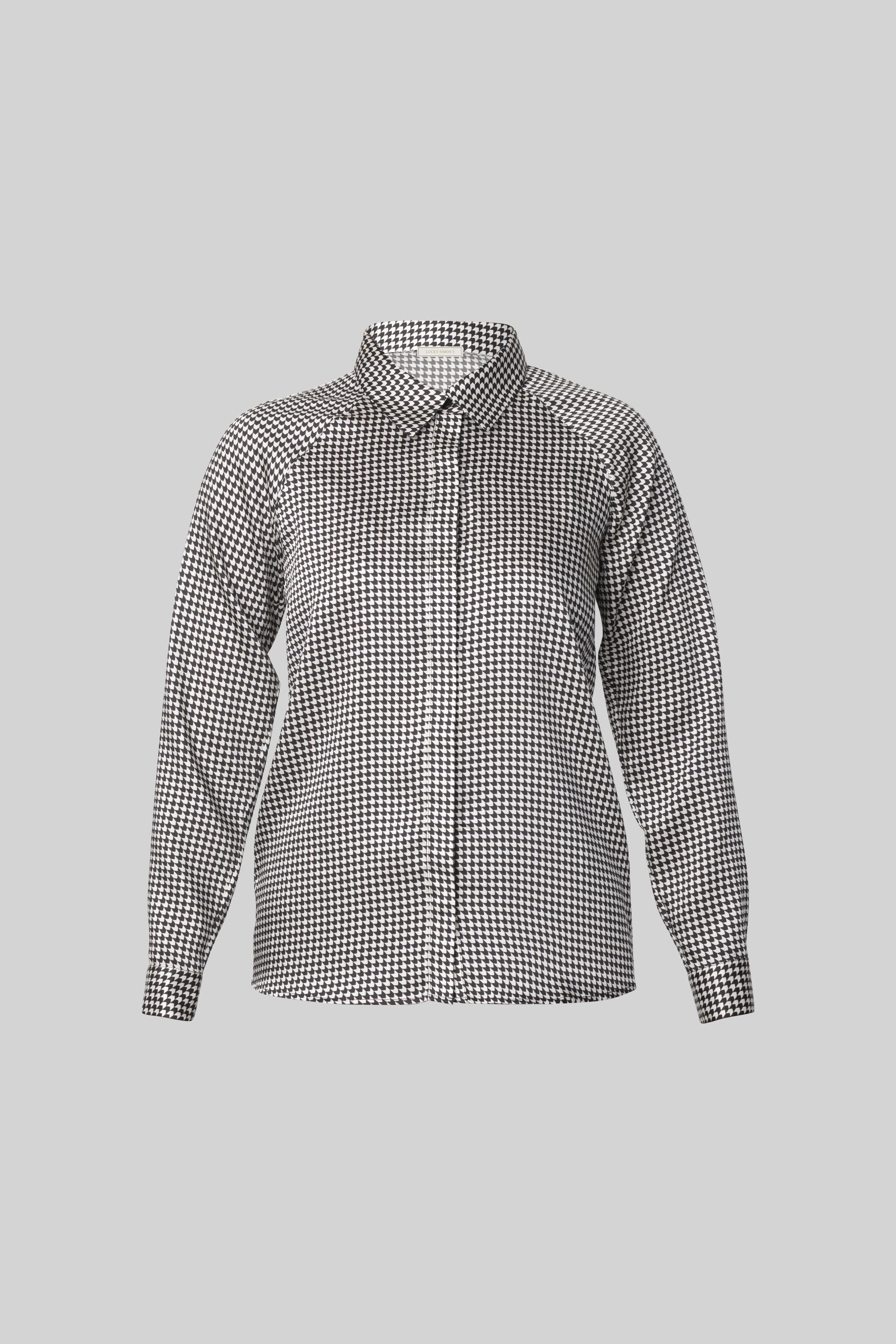 Blouse concealed placket