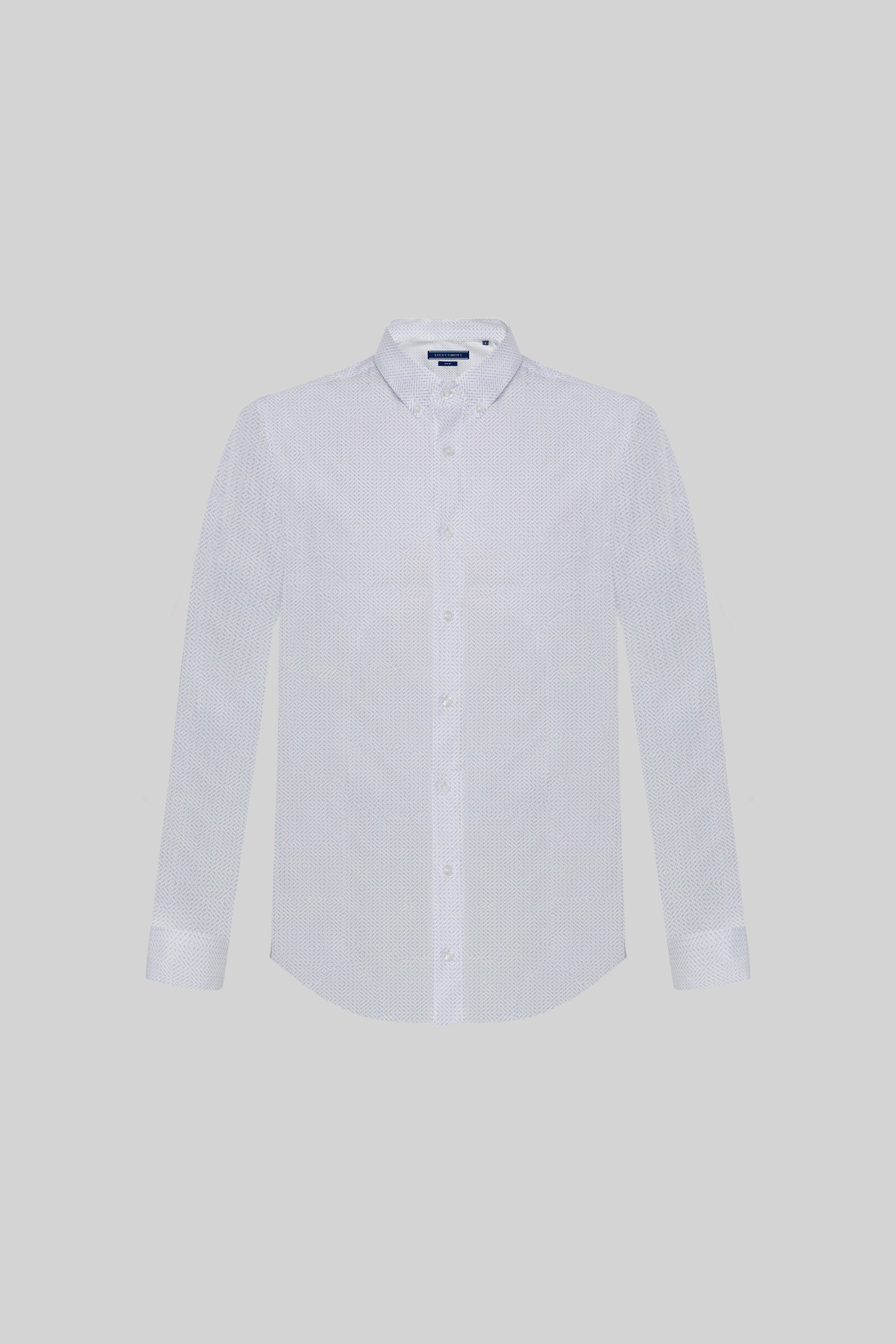 Micromotifs Cotton Slim Shirt