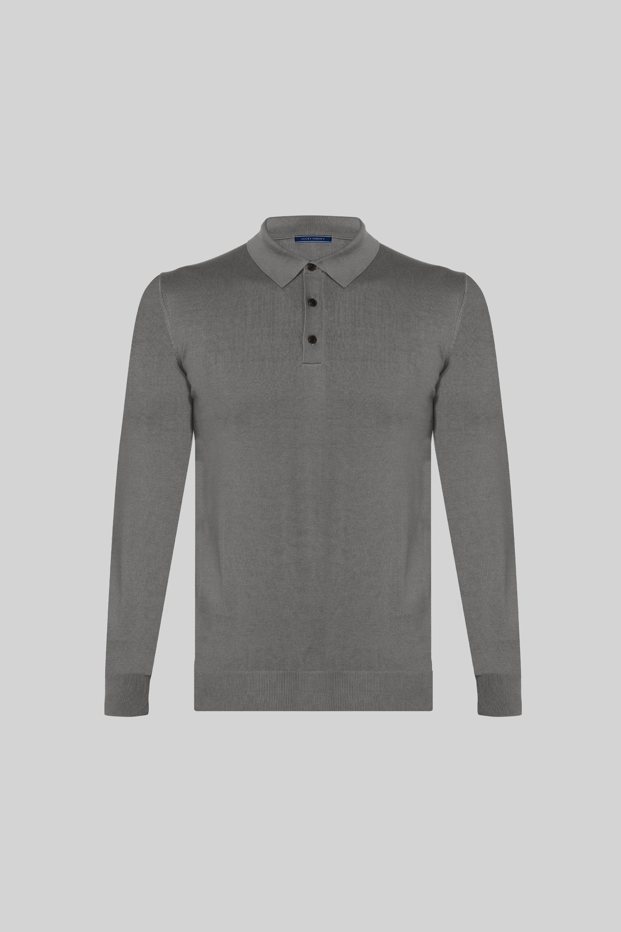 SILK AND COTTON POLO SHIRT