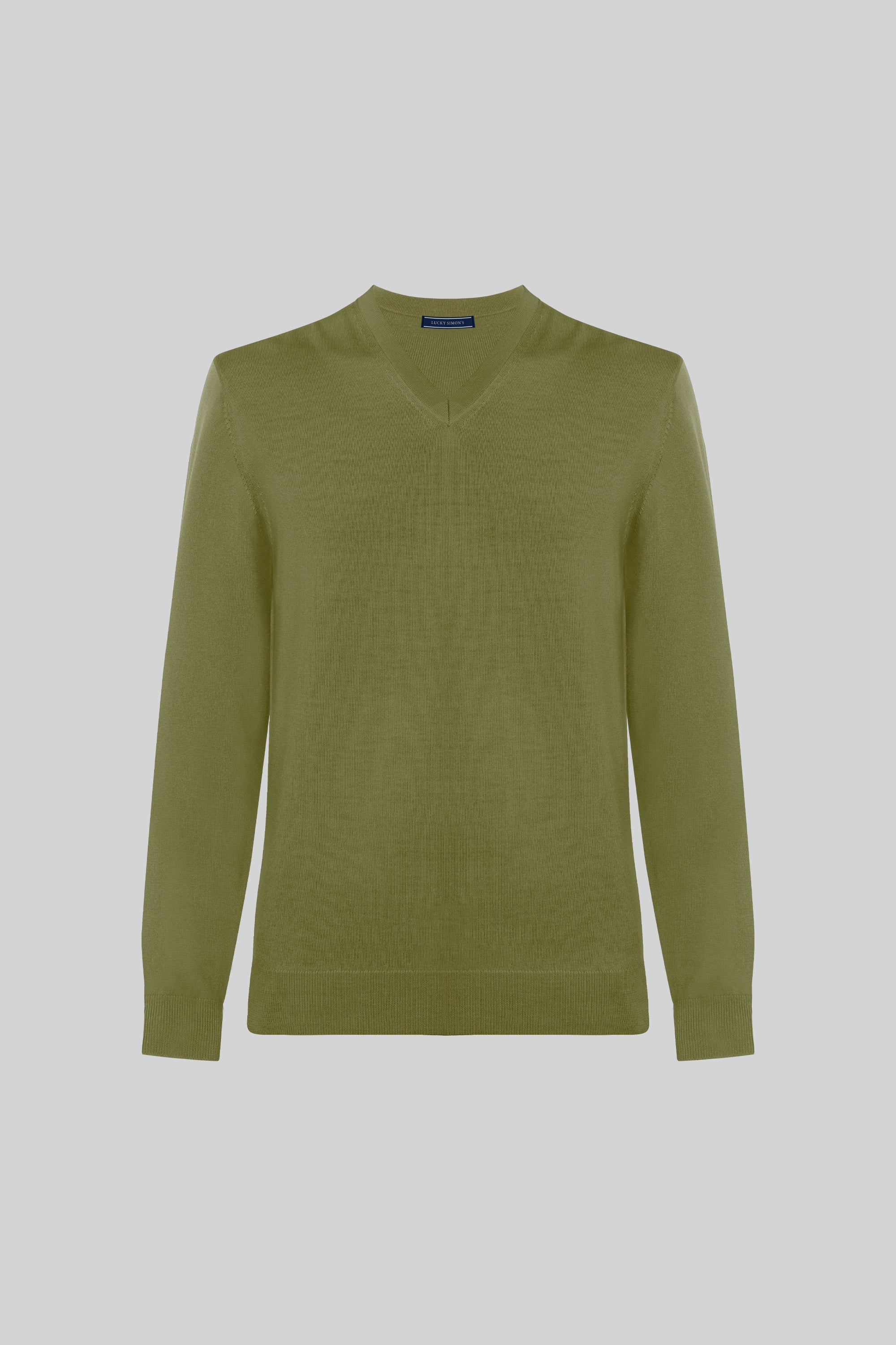 Merino Wool V Neck