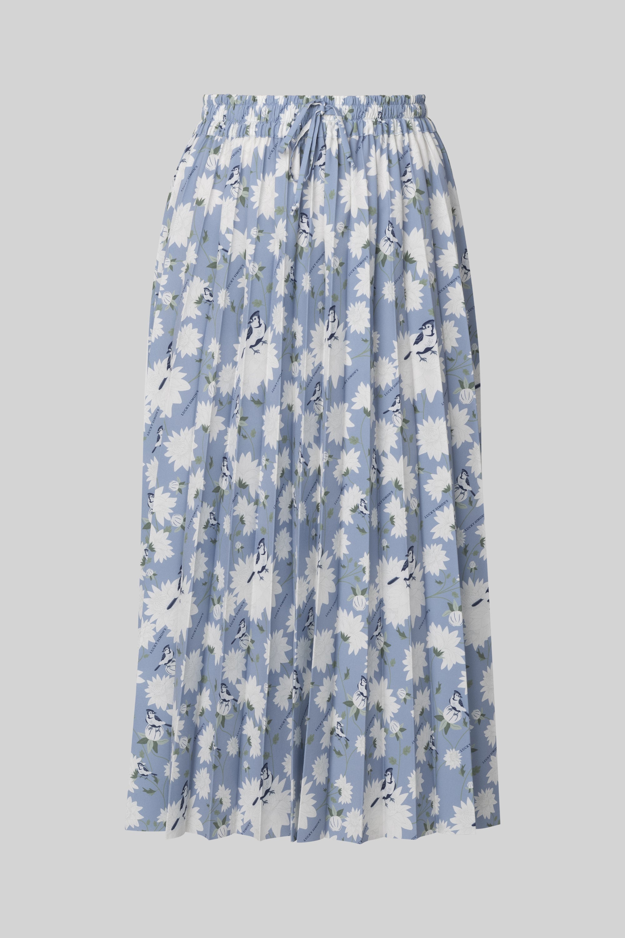 PLEATED ELASTIC SKIRT