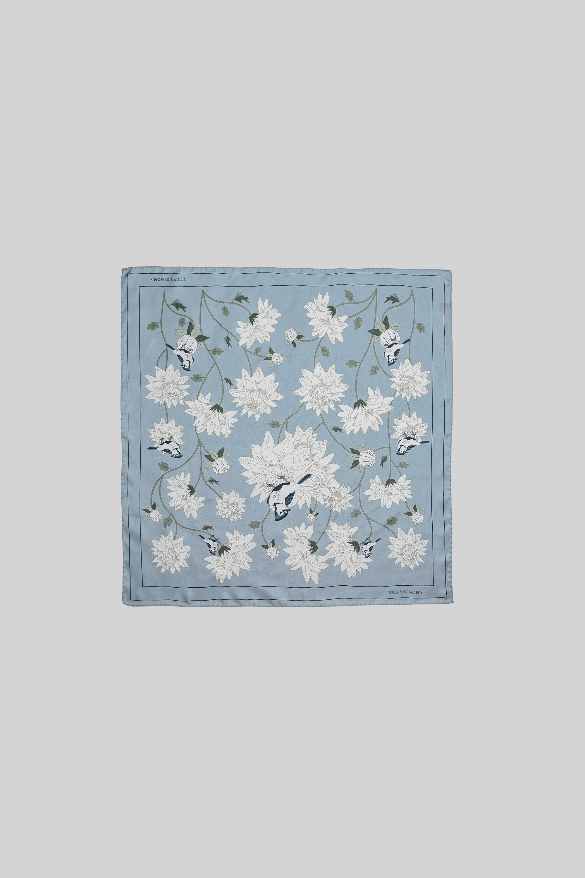 LADY SCARF BLUE JAY