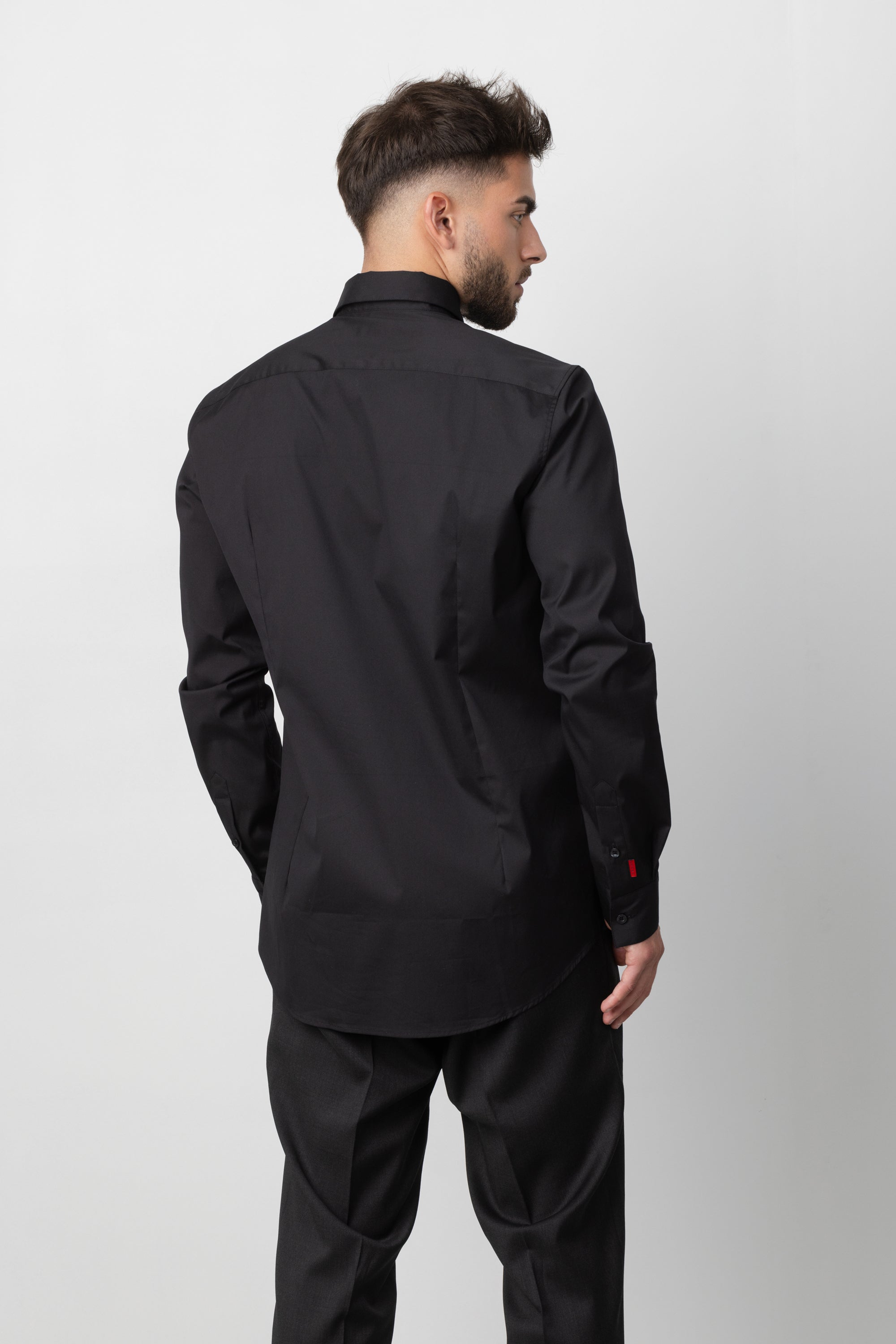 COTTON POPLIN SLIM SHIRT