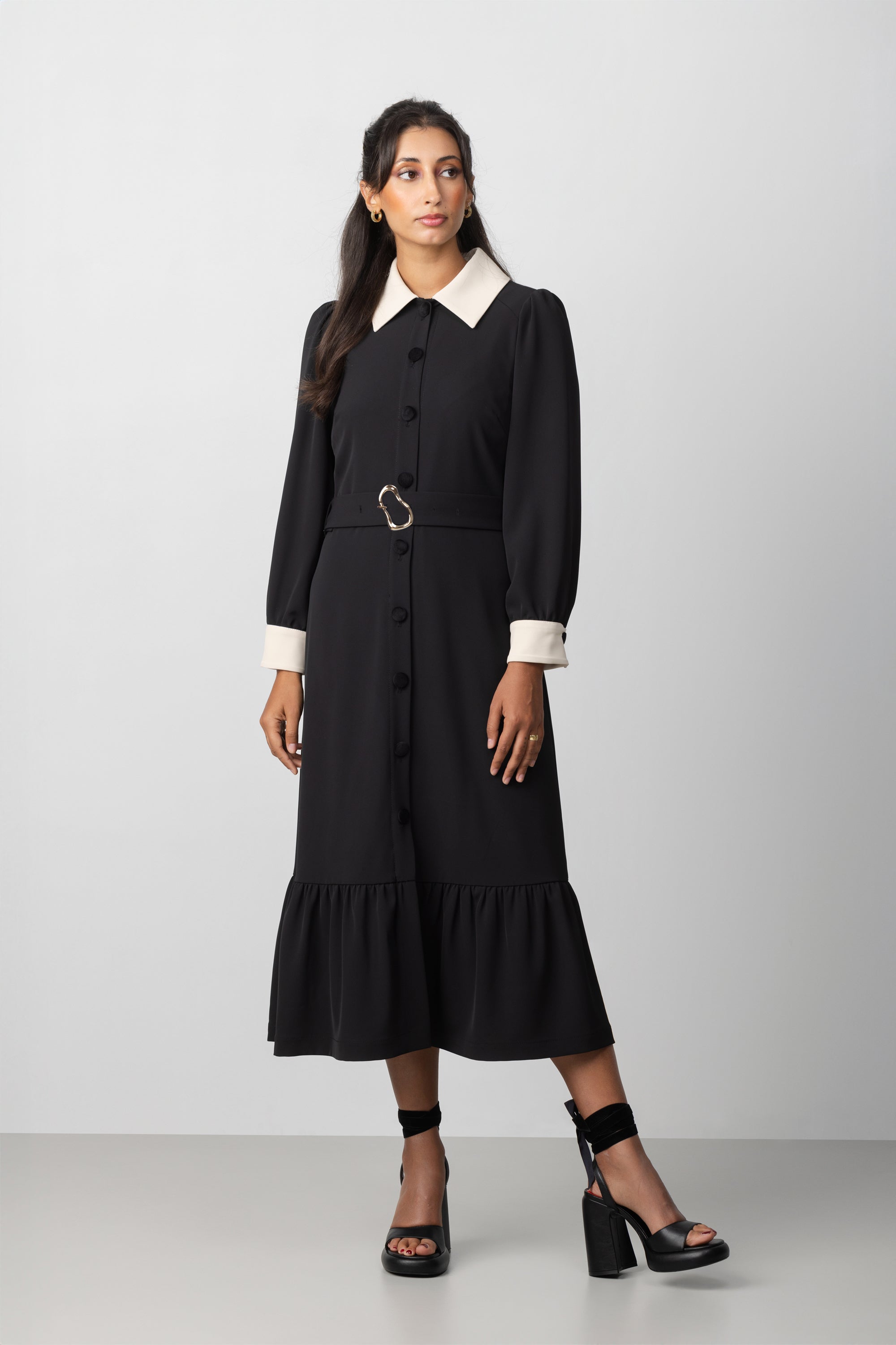 Belted Shirt Dress