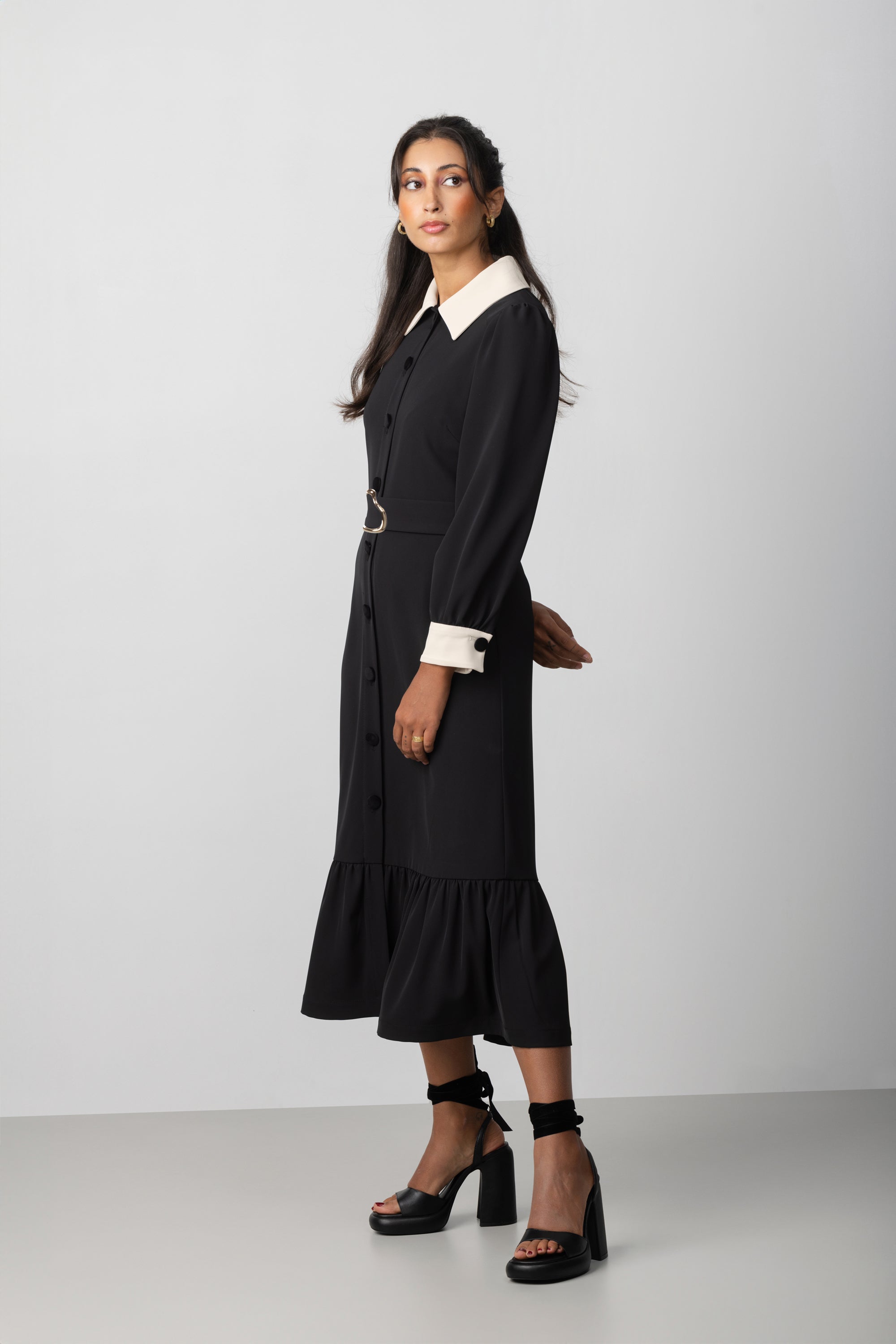Belted Shirt Dress