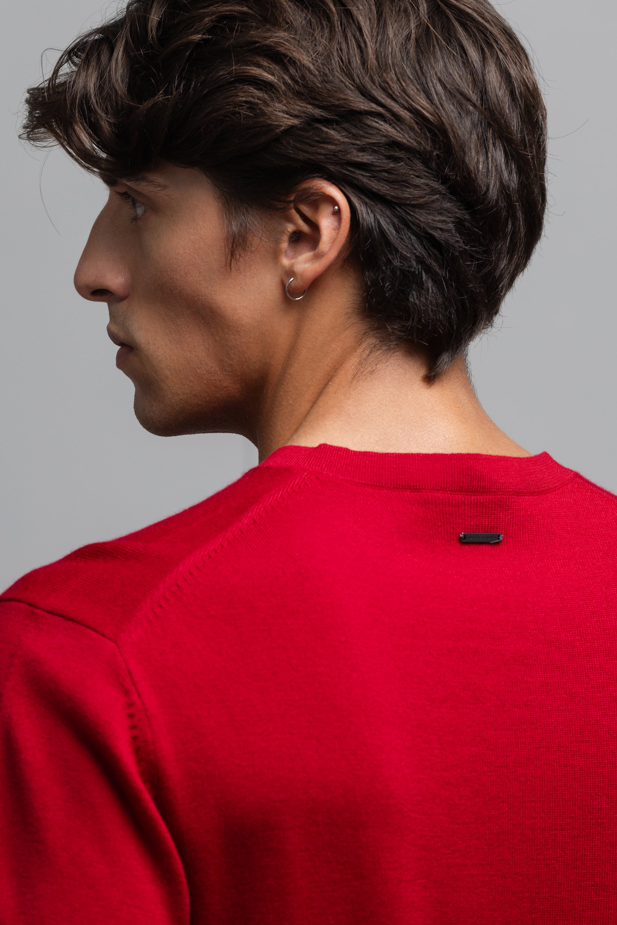 Merino Wool V Neck