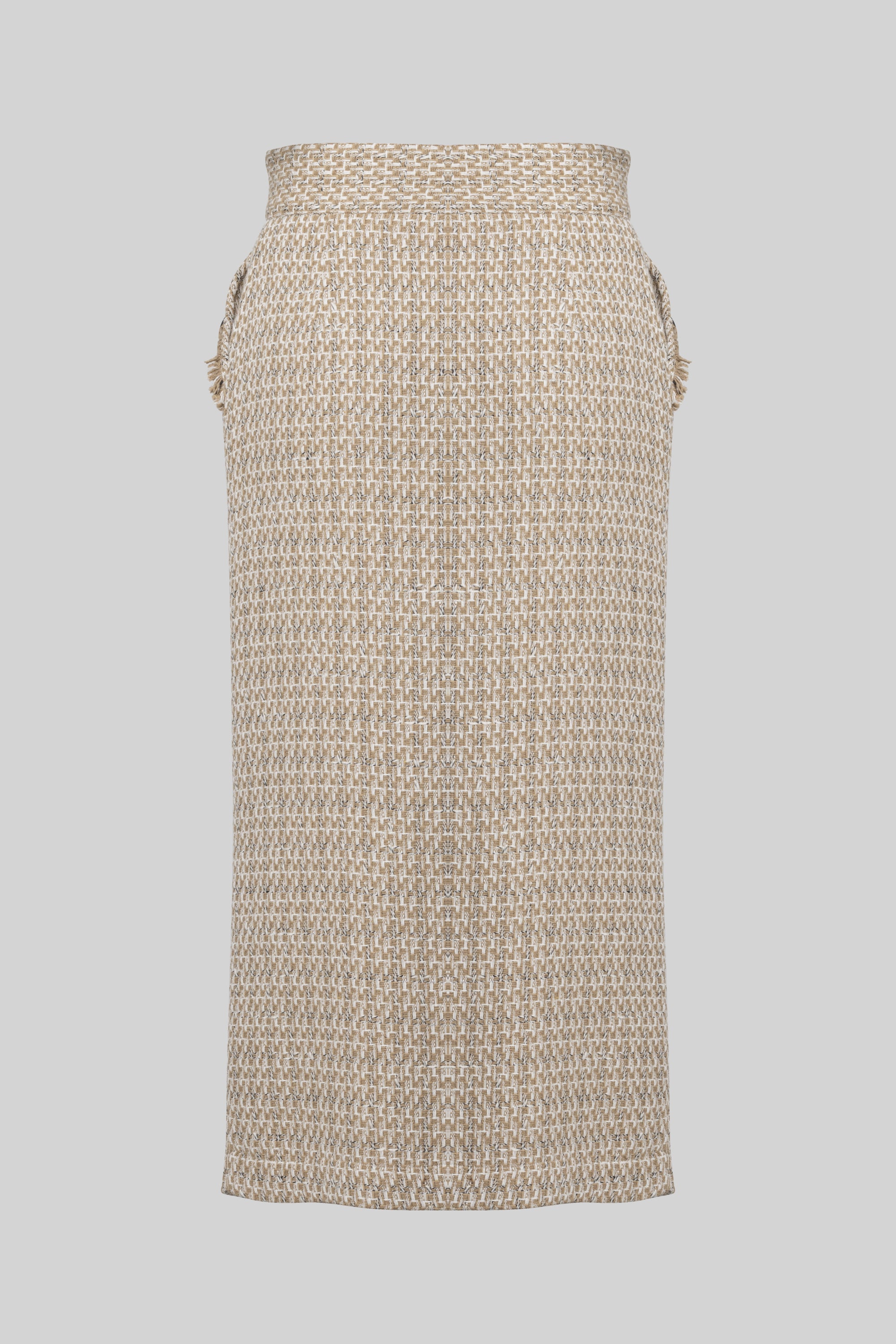 BOUCLÉ MIDI SKIRT