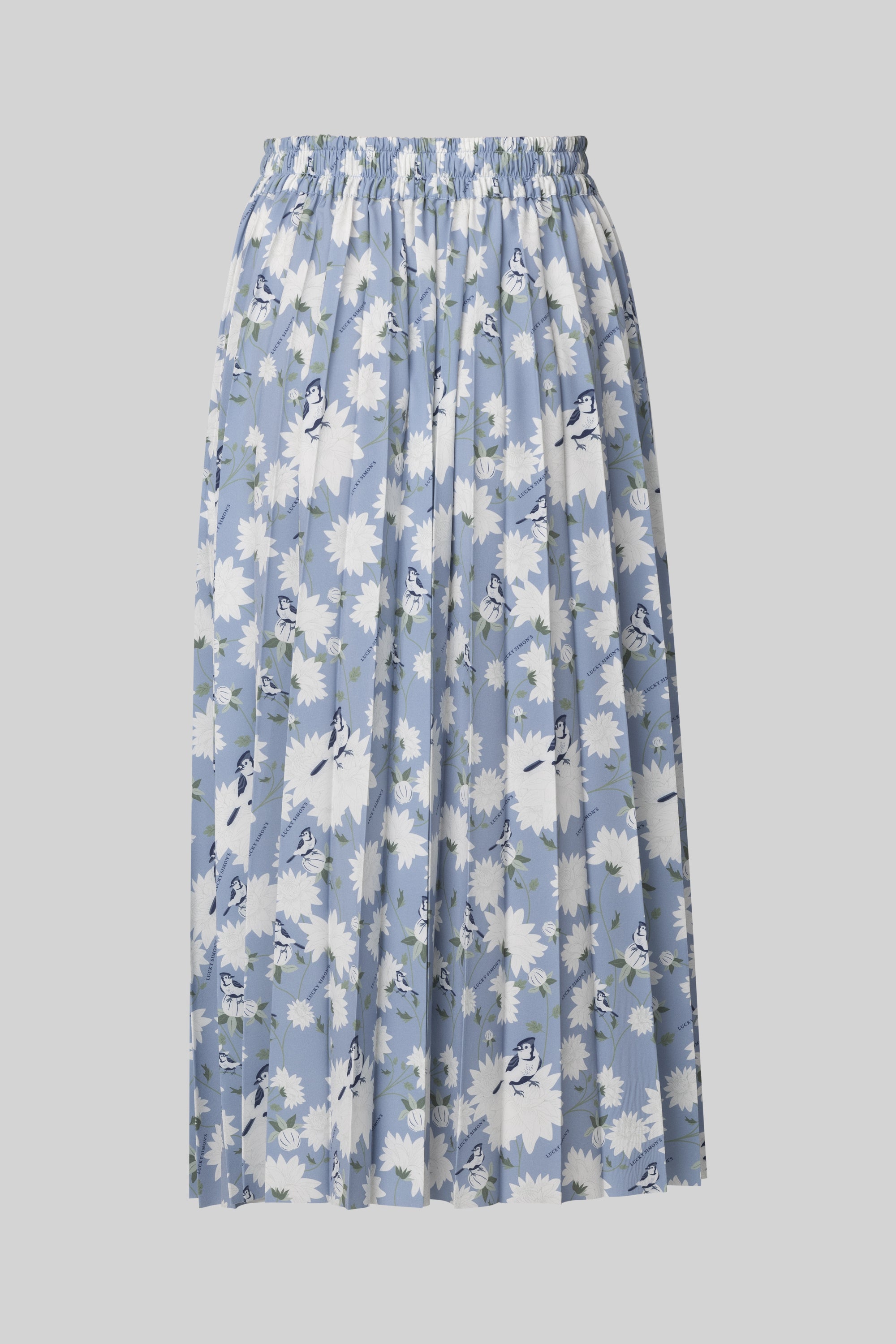 PLEATED ELASTIC SKIRT