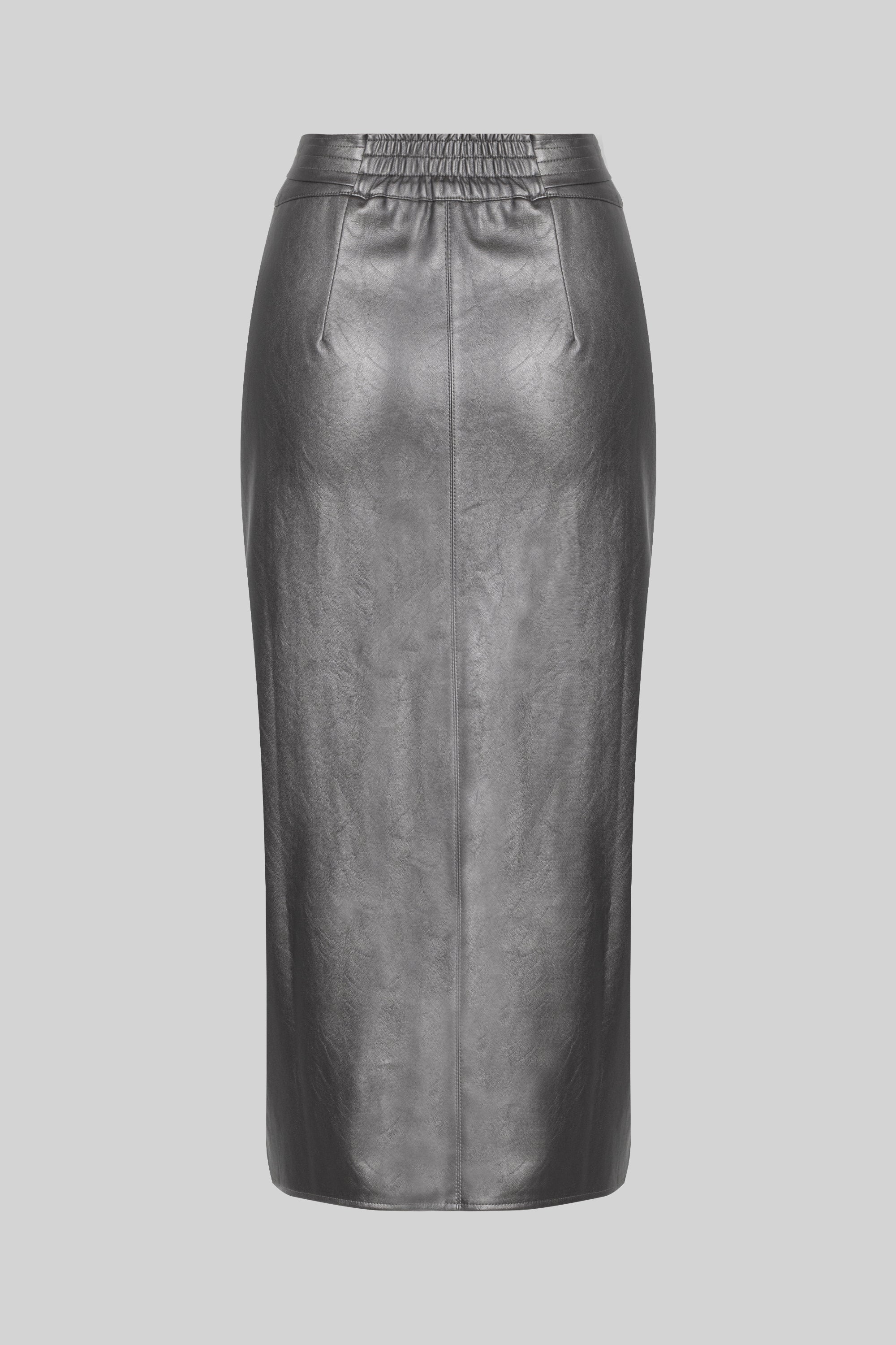 FAUX LEATHER SKIRT
