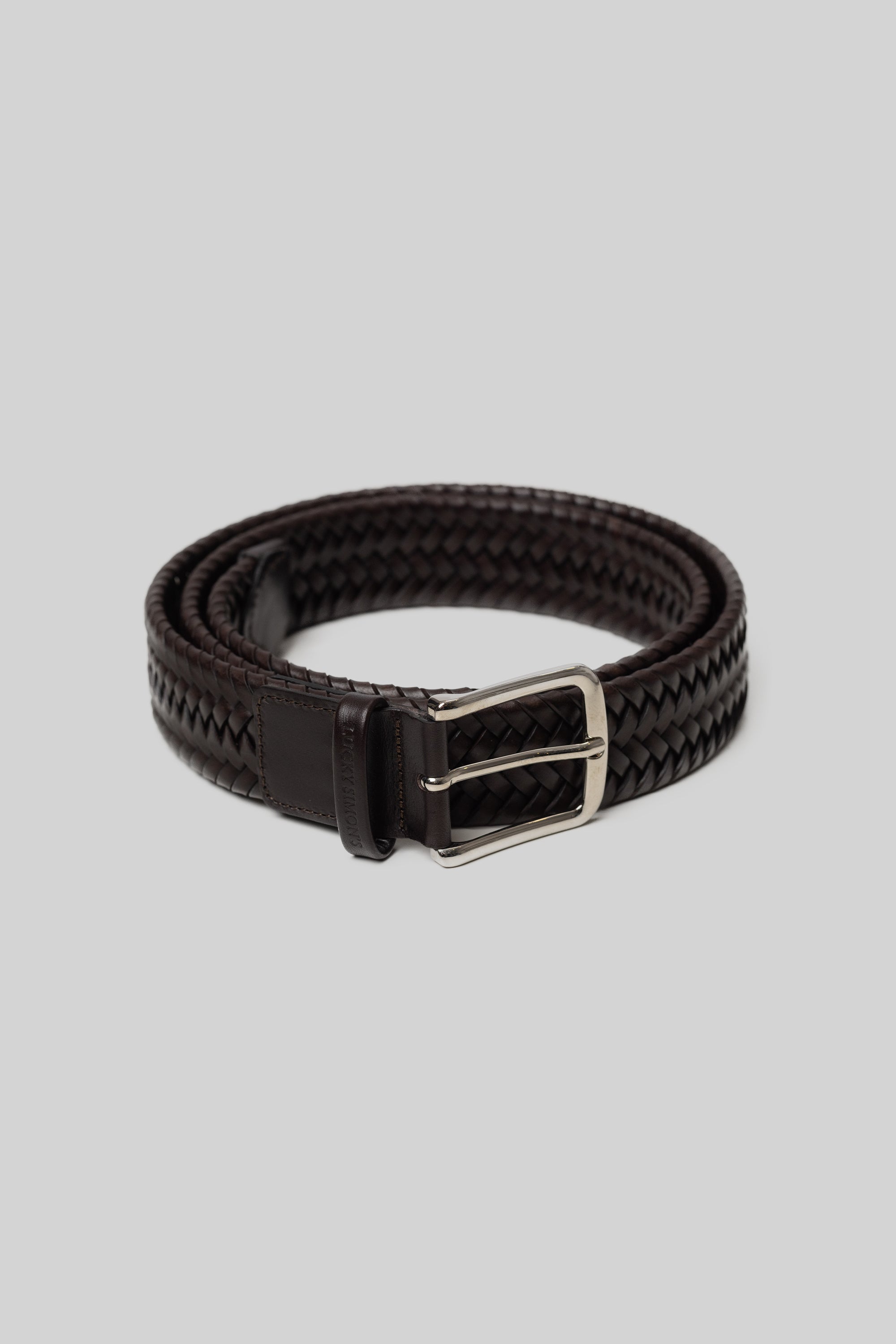CABLE LEATHER BELT