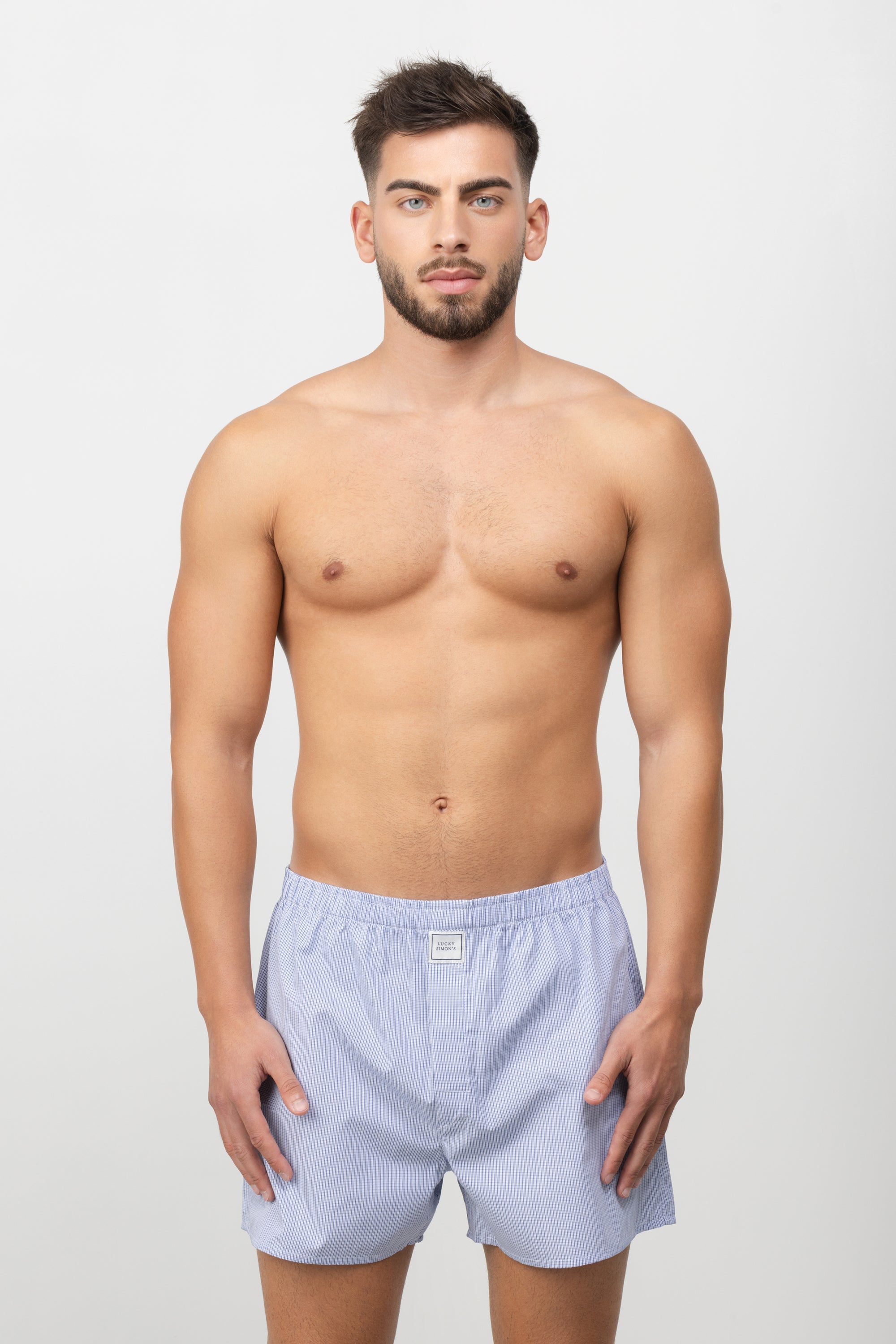 Cotton Striped Boxer Shorts