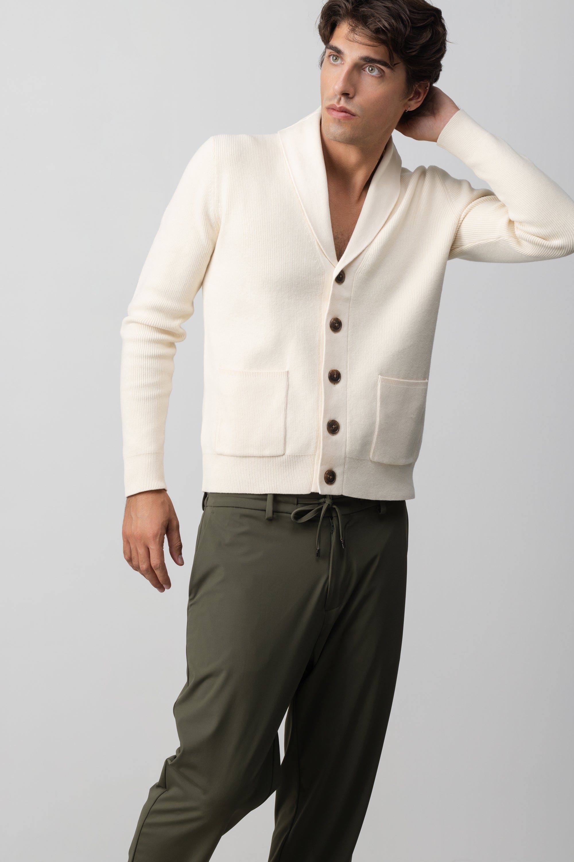 SOFT COTTON CARDIGAN
