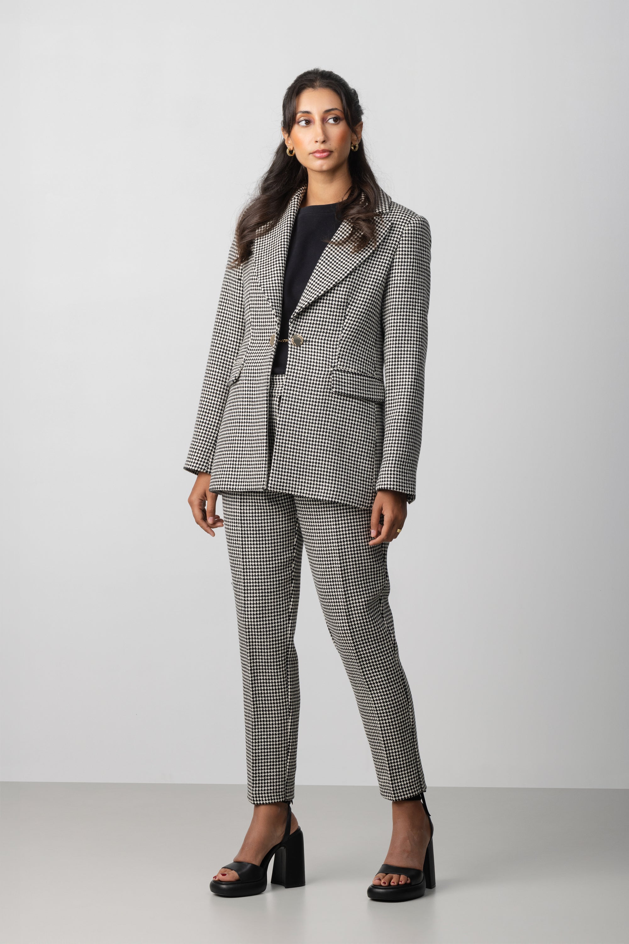 WOOL SUIT PANTS