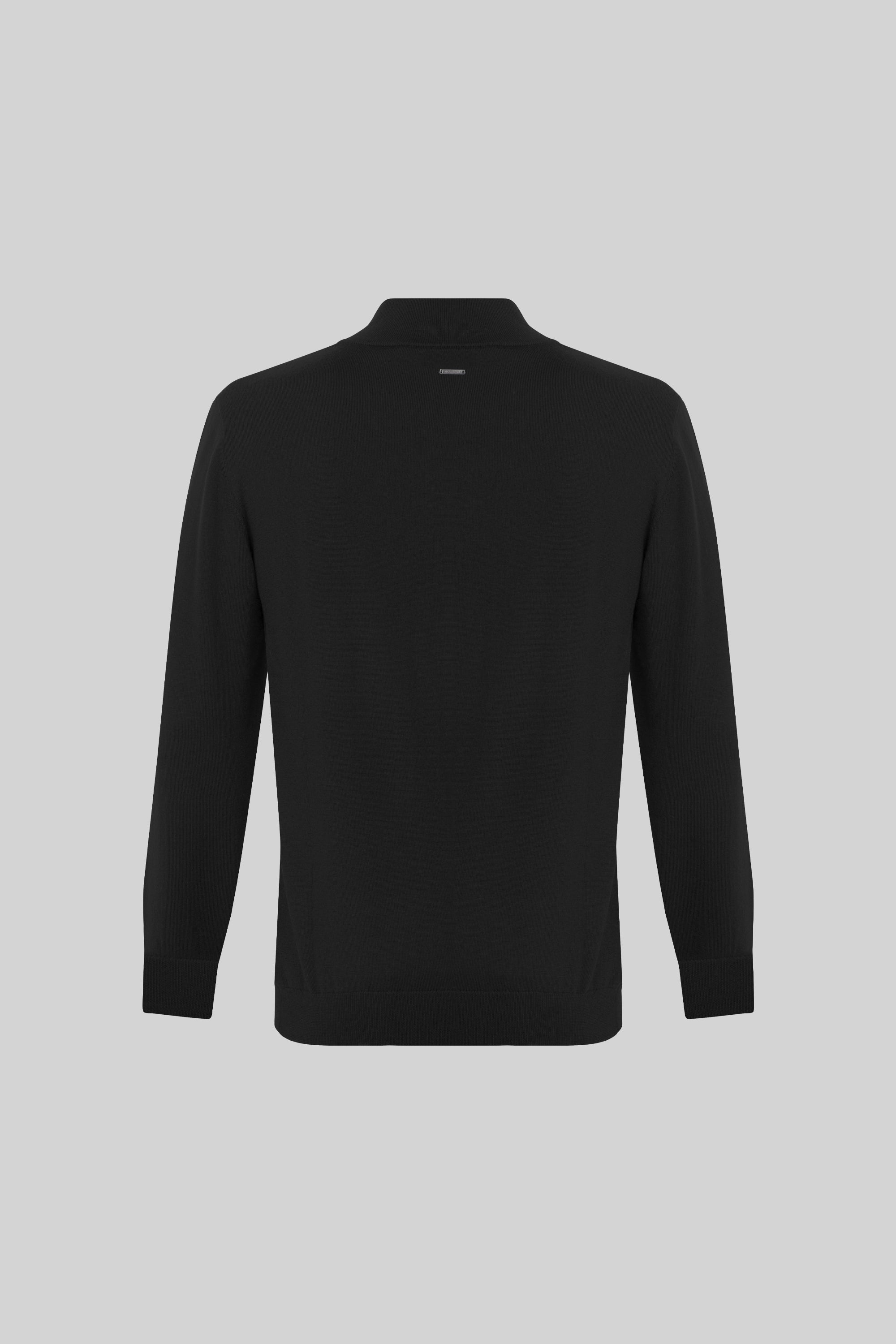 MERINO WOOL ZIP UP SWEATER