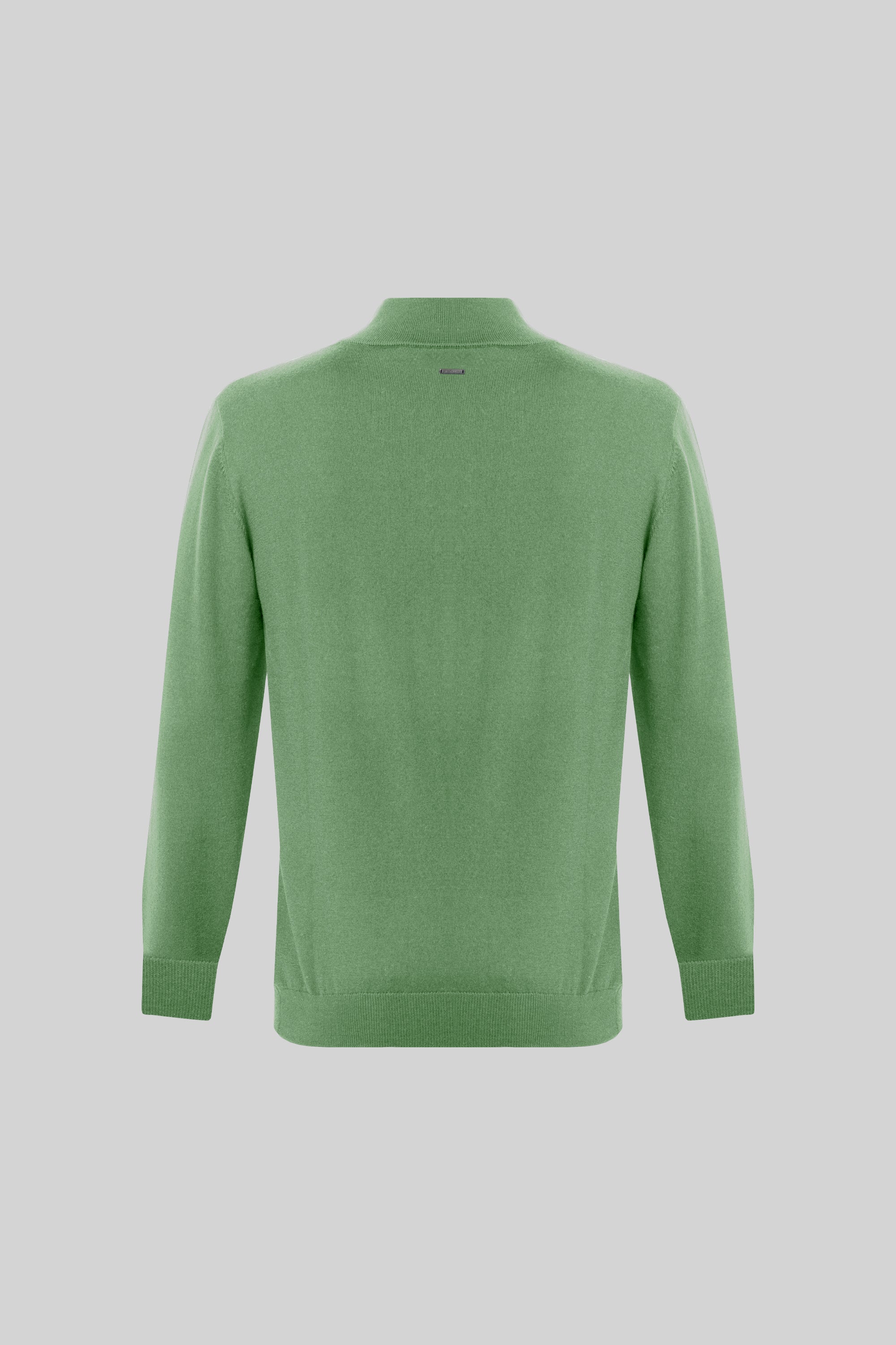 MERINO WOOL ZIP UP SWEATER