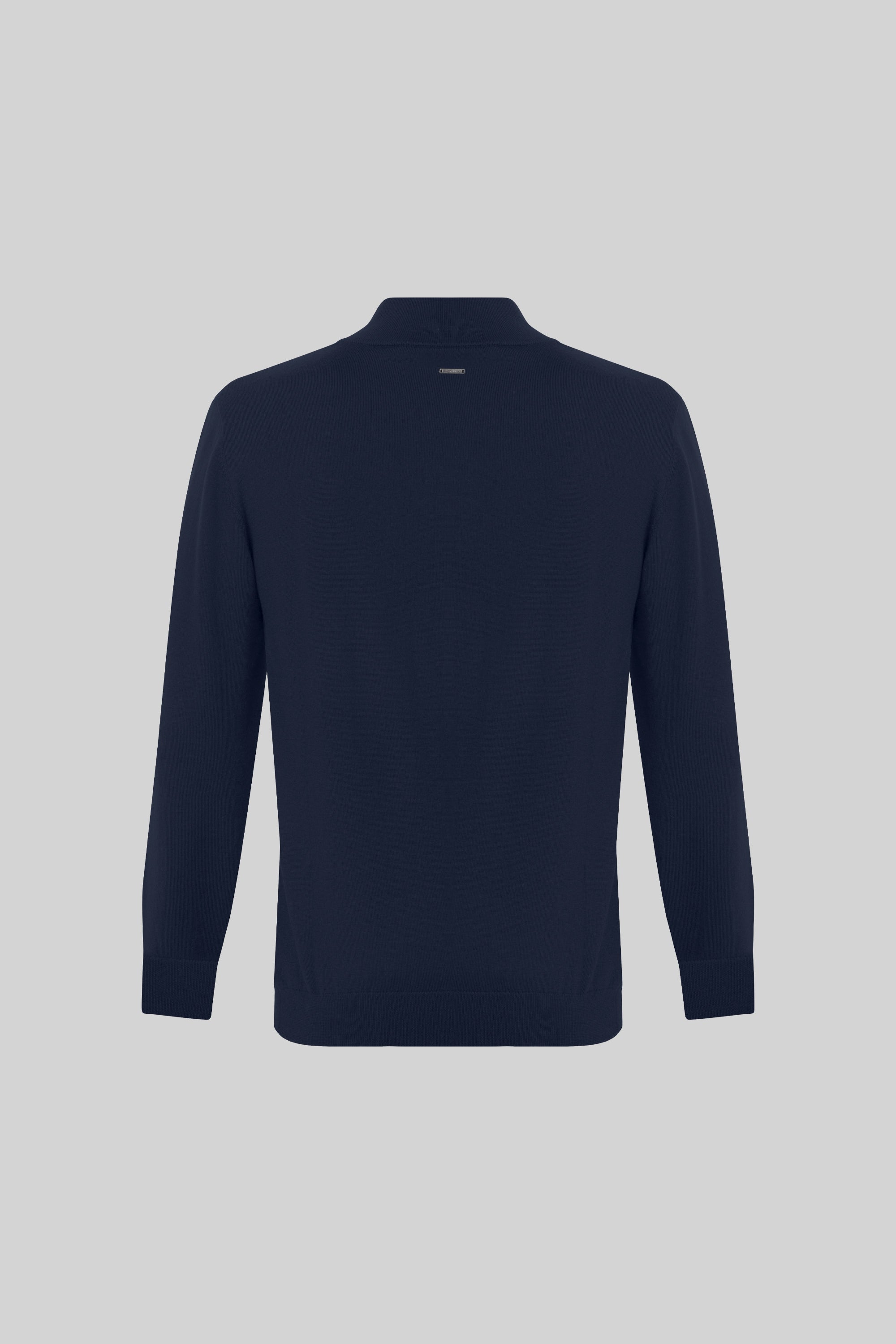 MERINO WOOL ZIP UP SWEATER