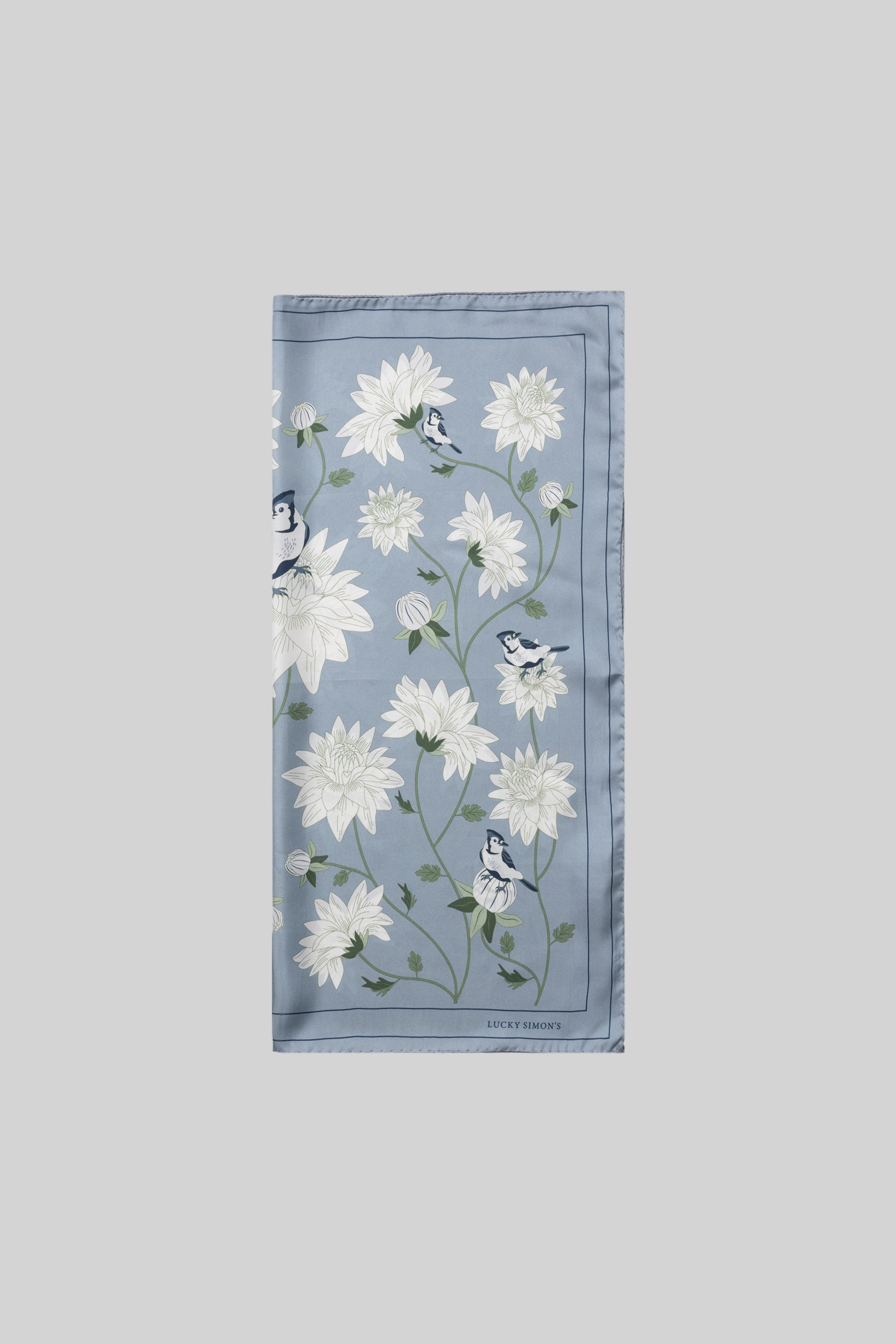 LADY SCARF BLUE JAY